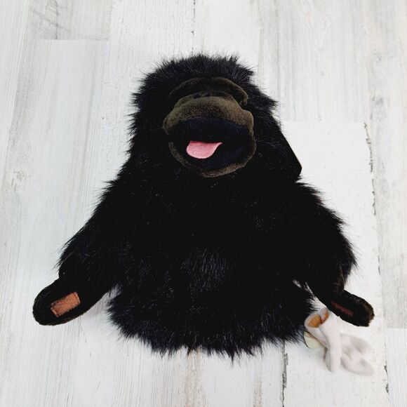 DAKIN KOKO Gorilla & KITTEN Plush Hand Puppet 1986 Vintage w/ Tag Sign Language - Picture 14 of 14